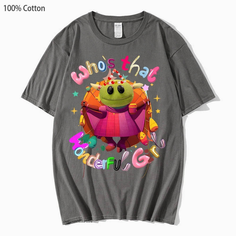 Anime Nanalan T-shirts Verfijnd Who's That Wonderful Girl Tshirt Cartoon Kleding 10% Katoen Vrouwen Tees Mannen Kleding Unsiex