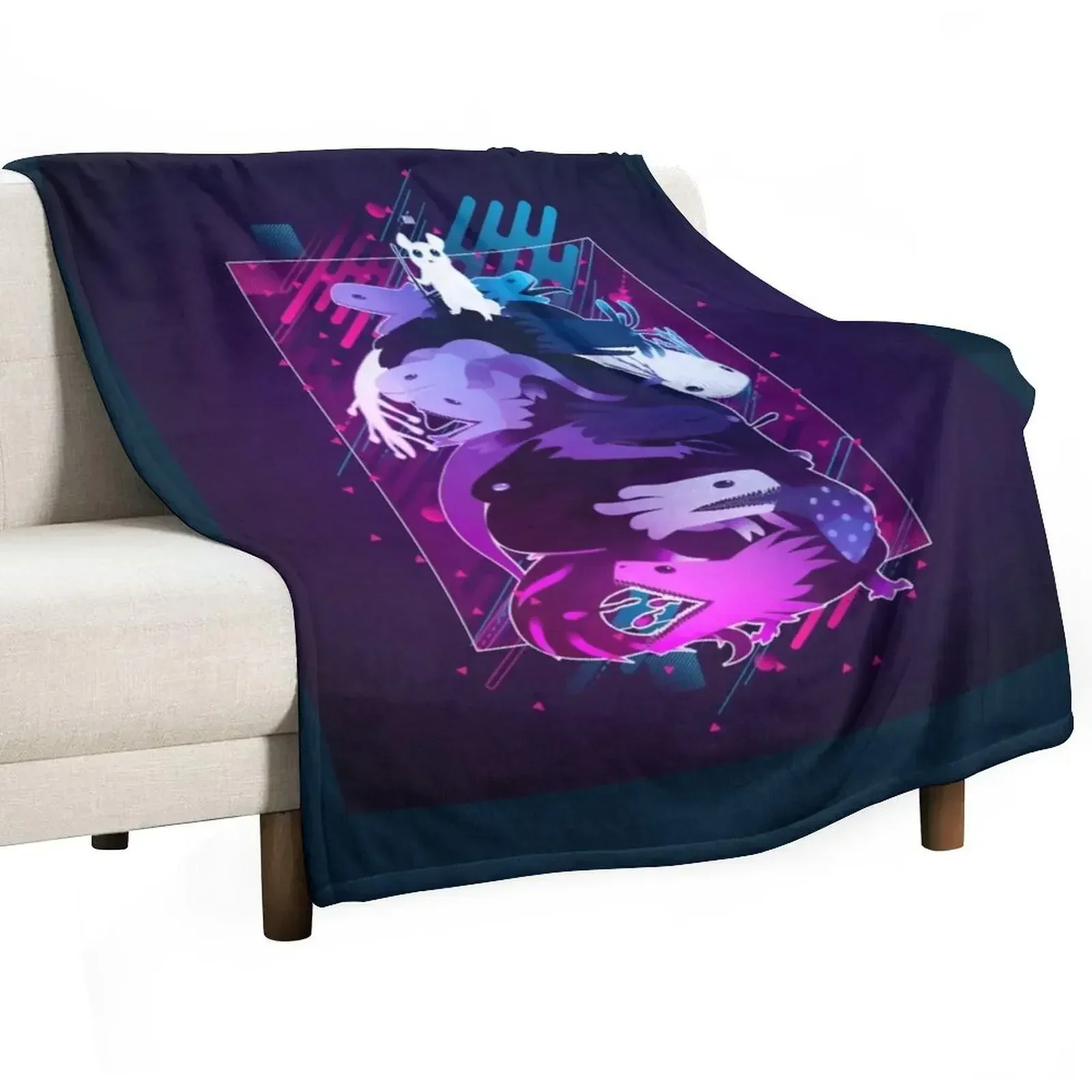 Rain World Modern Graphic Throw Blanket Winter beds Beautifuls Sleeping Bag Large Blankets