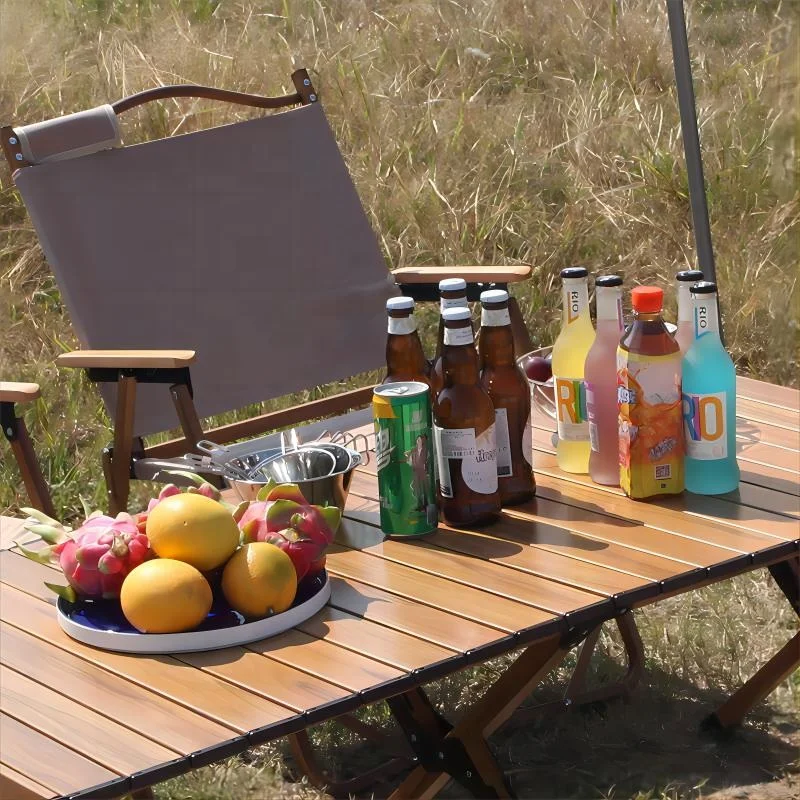 

INature High Performance Large Folding Aluminum Roll up Table Outdoor Camping Table