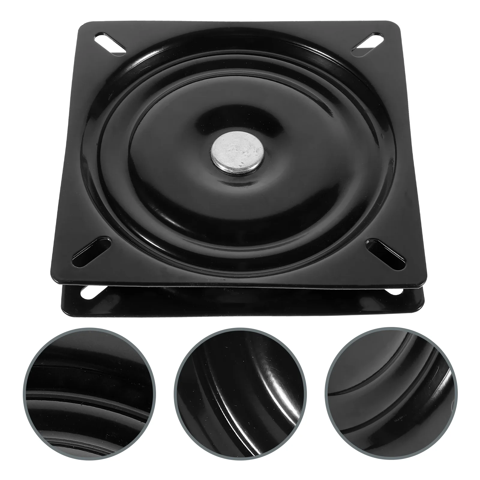 

Century Table Turntable Ball Bearing Rustic Decor Black Stainless Steel Heavy Duty