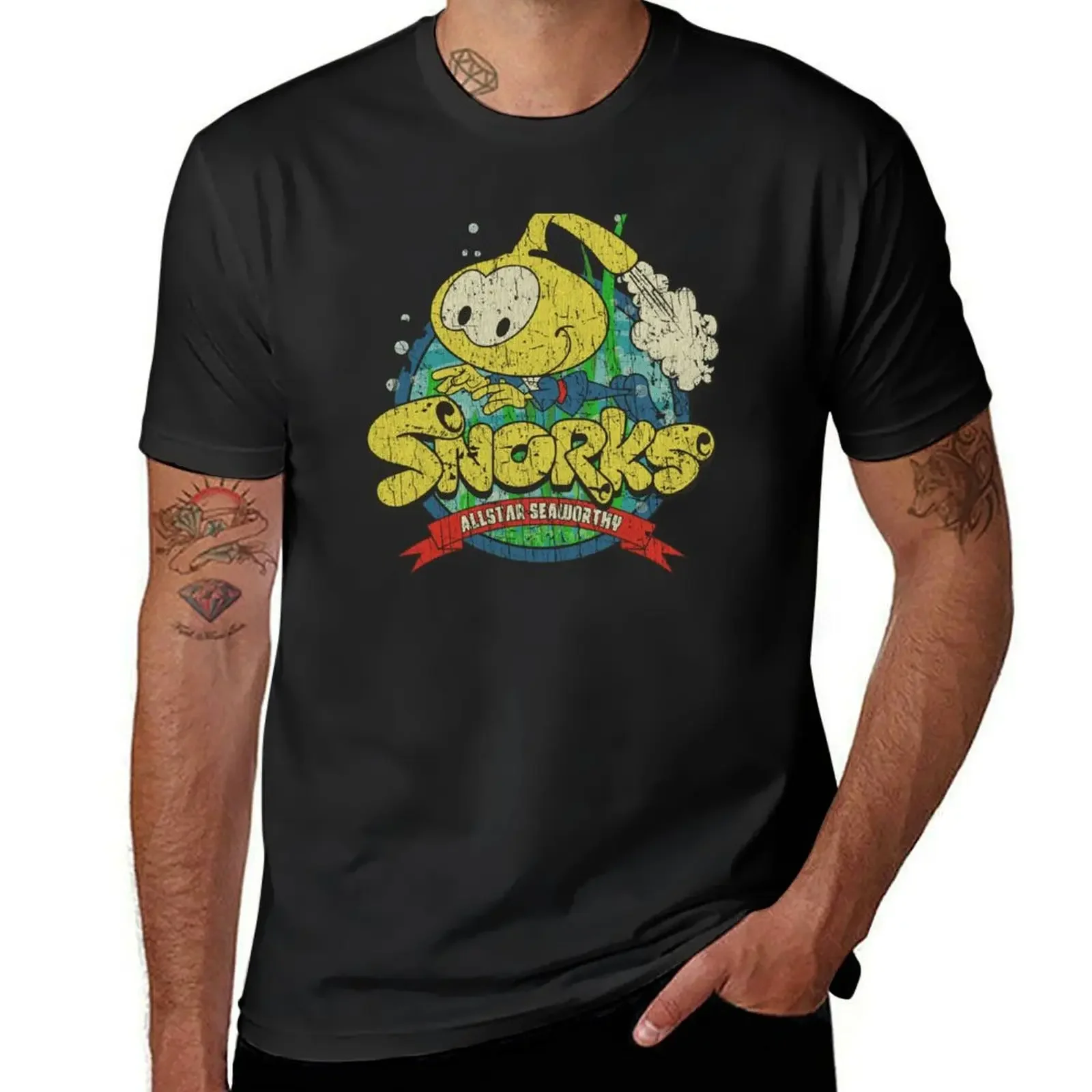 Allstar Seaworthy the Snork 1984 T-Shirt custom shirt shirts graphic blue archive anime shirts men