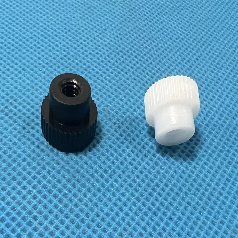 

M4/M5/M6 black and white knurled plastic nut plastic cherry blossom gear insulating nut hand twisted nut