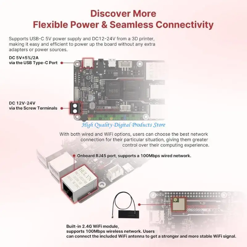 

U2JE Printing Control Board + Motor Driver Bundle Octopus h723 3 Control BTT PIV1.2 Mainboard Running Klipper