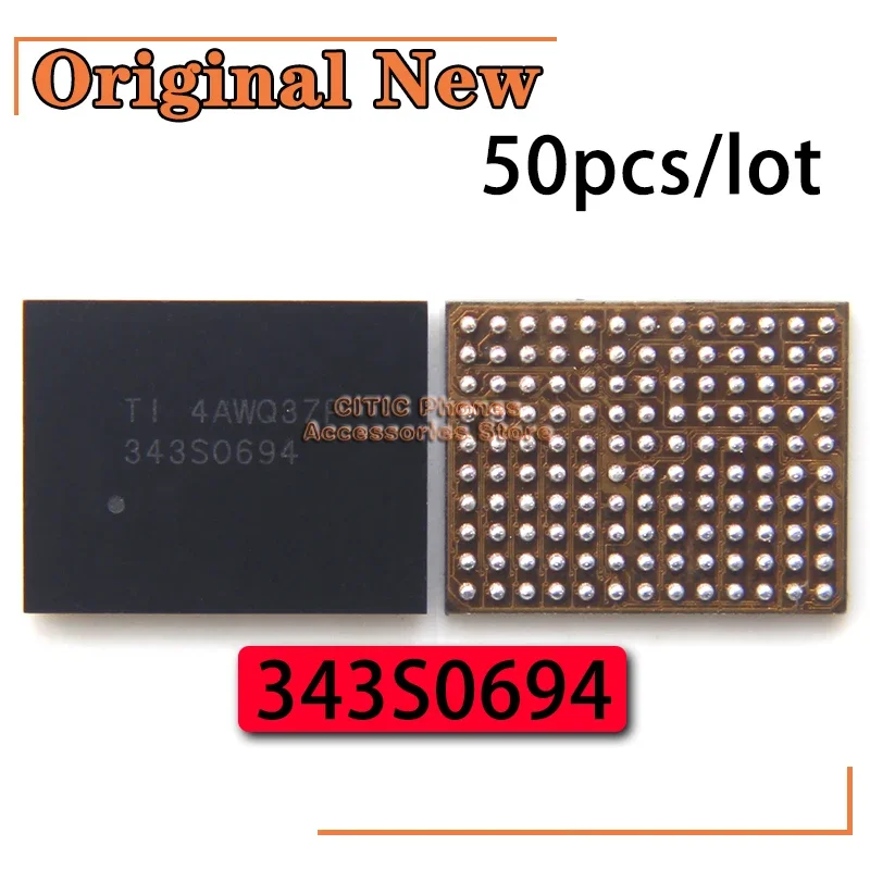 Original Touch IC para iPhone, Chip Controlador de Tela, Preto Touch IC, iPhone 6, 6 Plus, U2402, 343S0694, 50 PCs/Lot, 100%