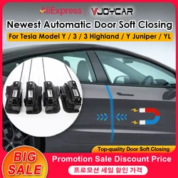 2026 Update Soft Closing for Tesla Model 3 Y 3 Highland New Y Juniper YL 4-Door Anti Pinch Auto Electric Suction Door Softclose
