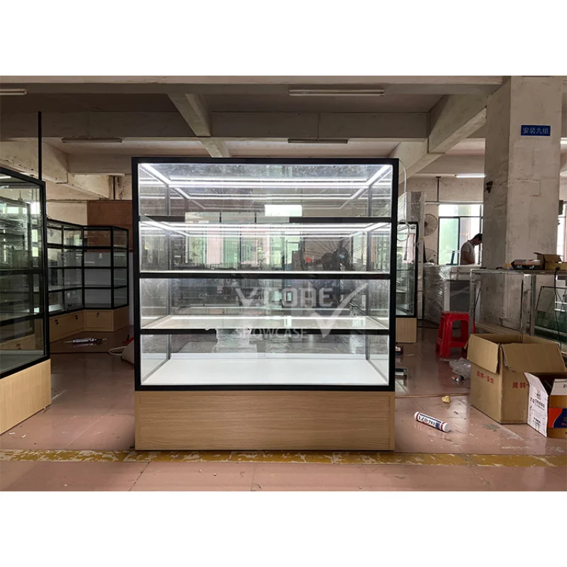 customized.cabinet glass glass display showcase display cabinet living room