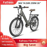 Fafrees F26 Pro Electric Bike CST  26 Inch Slim Tire 36V 14.5Ah 522Wh Step-through Trekking City Road E-bike Support APP 7-Speed
