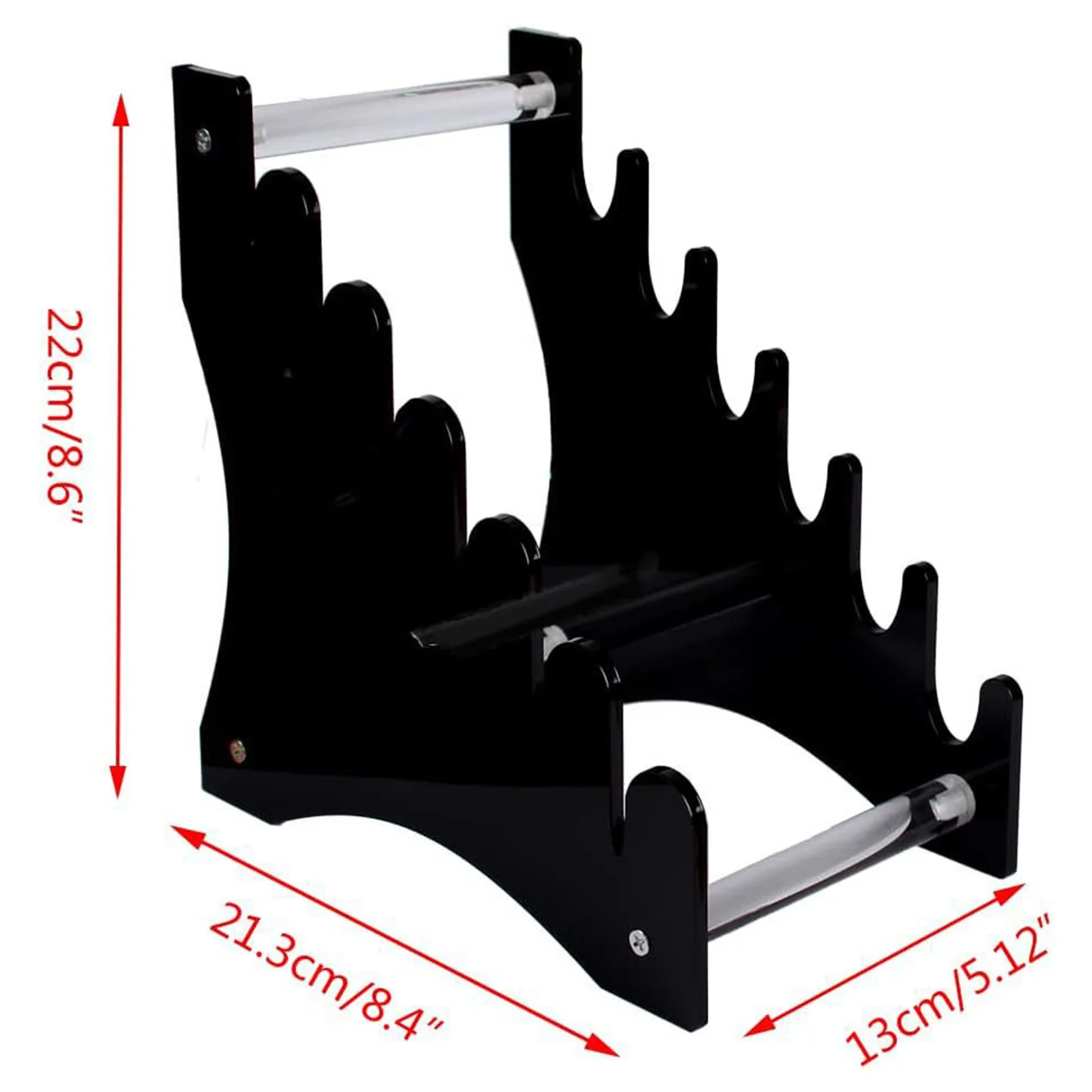 Kitchen Knife Drying Holder Transparent Acrylic Storage Rack Butterfly Knife Display Stand Pocket Knife Tool Holders Display