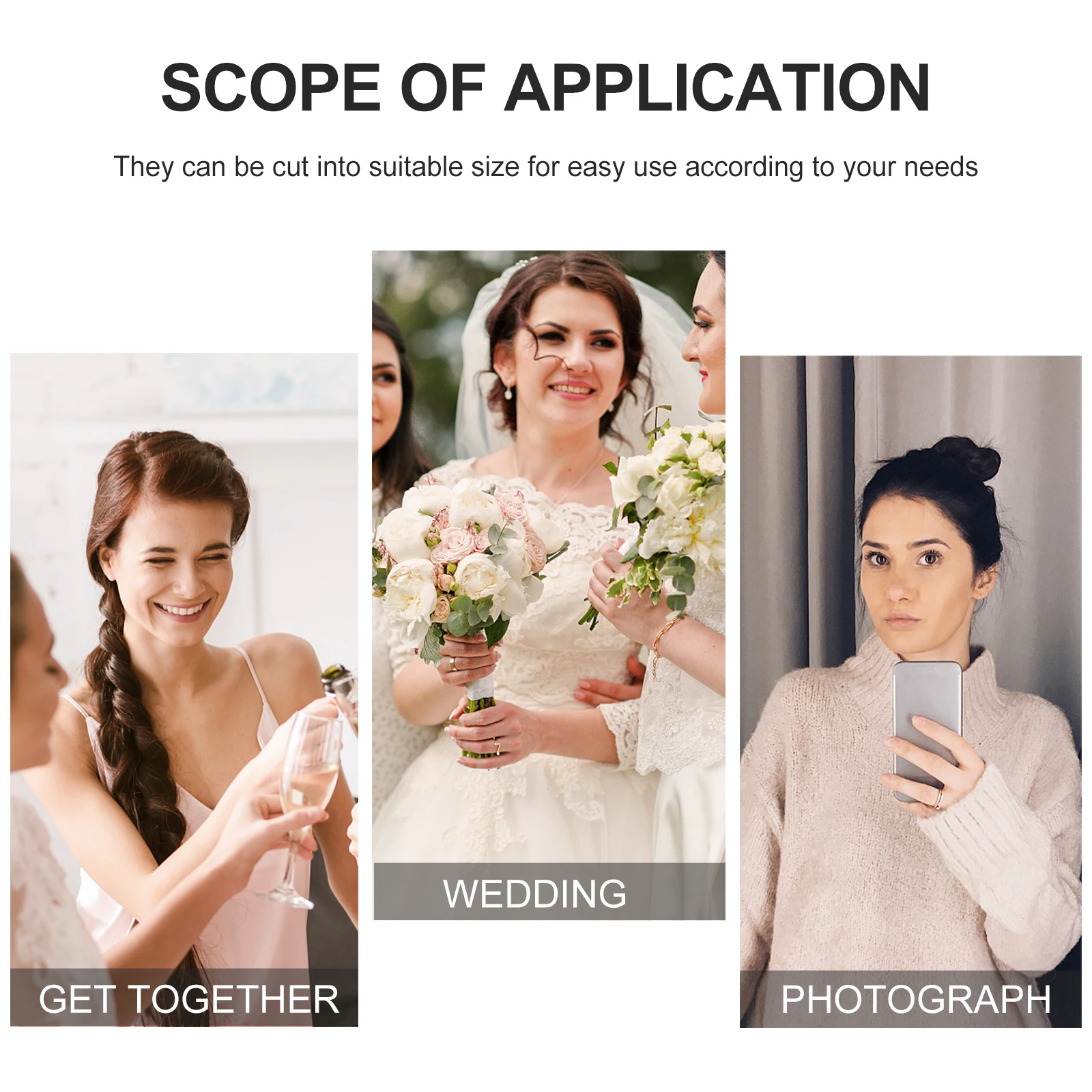 

1 Roll Pearl Bead String Bright Color Household Coordination Creative Hanging Decor for DIY Craft and Home Decoration