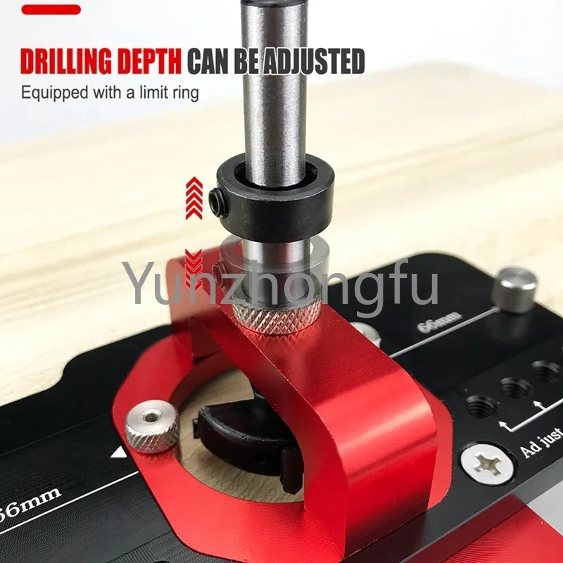 Opener Template Door Cabinets 35Mm Hinge Boring Jig Woodworking Hole Drilling Guide Locator With Fixture Hole