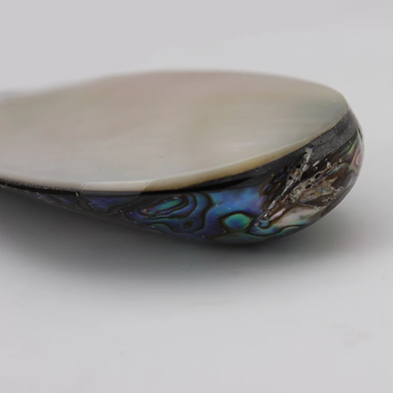 XINYAO Vintage Silver Color Abalone Shell Pendants Charms 60*39mm Natural Mother of Pearl Shell Pendants For Jewelry Making