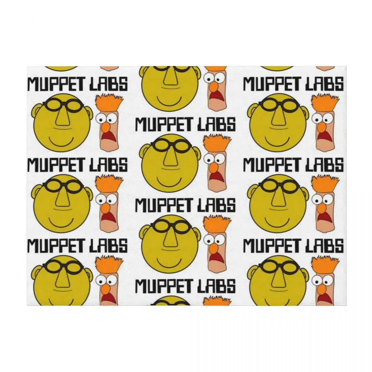 

The Muppets - Dr. Bunsen Honeydew & Beaker Muppet Labs Throw Blanket bed plaid Bed covers Decoratives Blankets