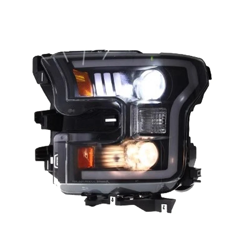 Parti della luce della testa a LED per Ford Raptor F150 F-150 2015-2020 Fari anteriori Sostituzione DRL Proiettore di luce diurna