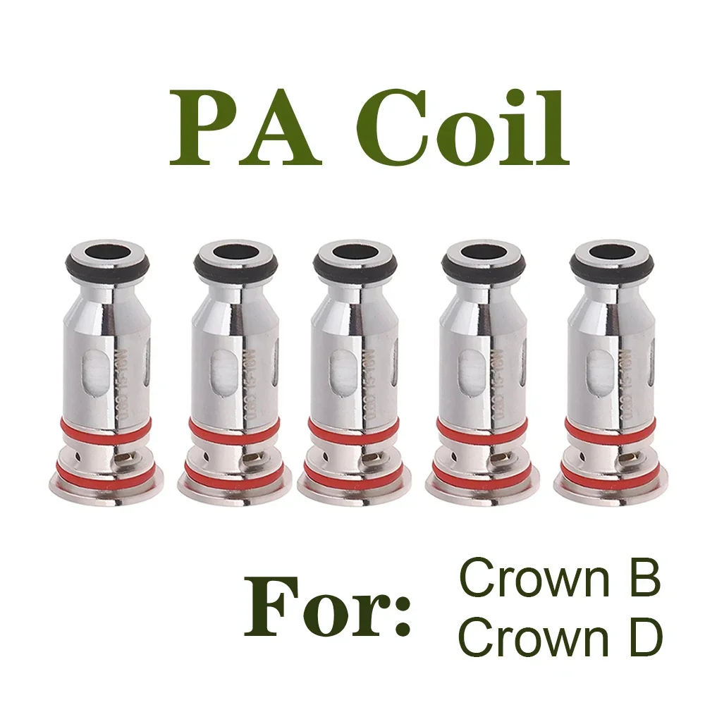 OEM Crown PA Coil Crown D 0.3ohm 0.8ohm Mesh Coils testa MTL per Crown B Pods System Kit