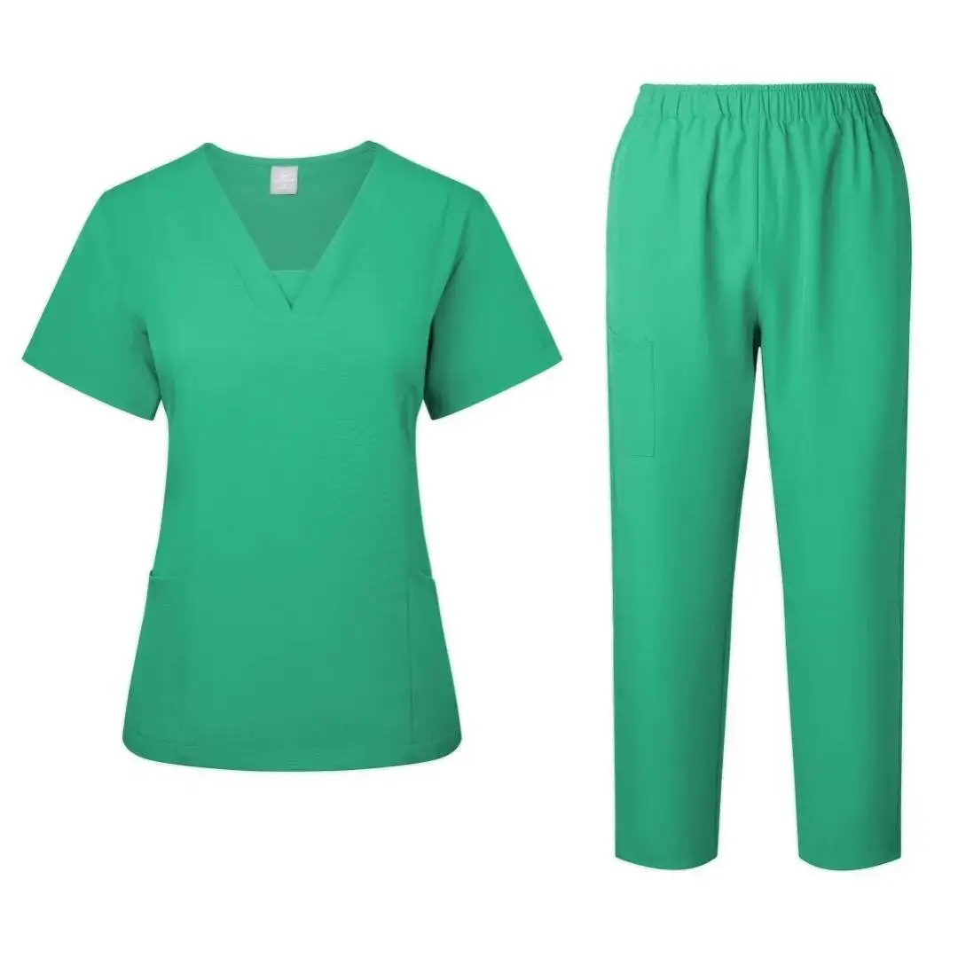 Medische Uniformen Vrouwen Scrubs Sets Verpleegkundige Verpleging Accessoires Schoonheidssalon Spa Werkkleding Chirurgisch Pak Lab Ziekenhuis Overall