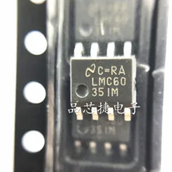 Amplificador LMC6035IMX/NOPB, marcador LMC60 35IM SOIC-8, fuente única de baja potencia, CMOS, 10 unidades por lote