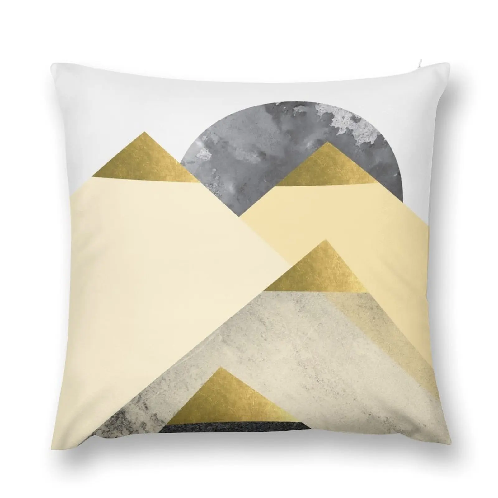 

Yellow Mountains Throw Pillow Luxury Sofa Cushions luxury decor Covers For Sofas Pillow Case Christmas pillow