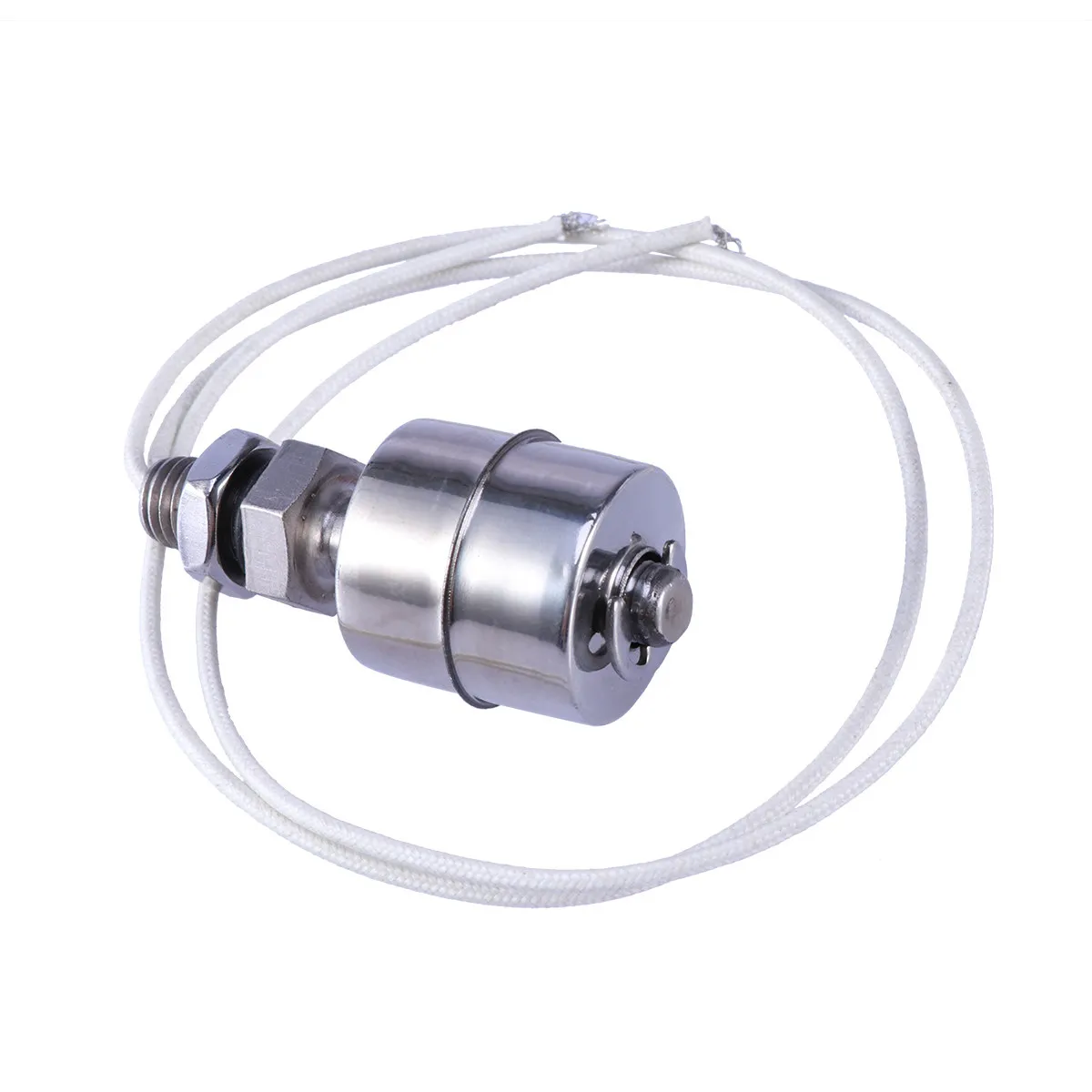 Stainless Steel Floating Water Level Sensor Miniature Liquid Level Switch Vertical Mount 304 Stainless Stem 316 Float Ball