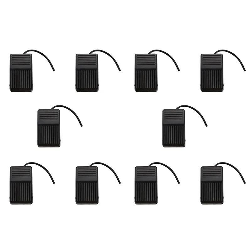 B21B 10X 220V 10A SPDT نونسليب البلاستيك لحظة الطاقة الكهربائية مفتاح دواسة القدم