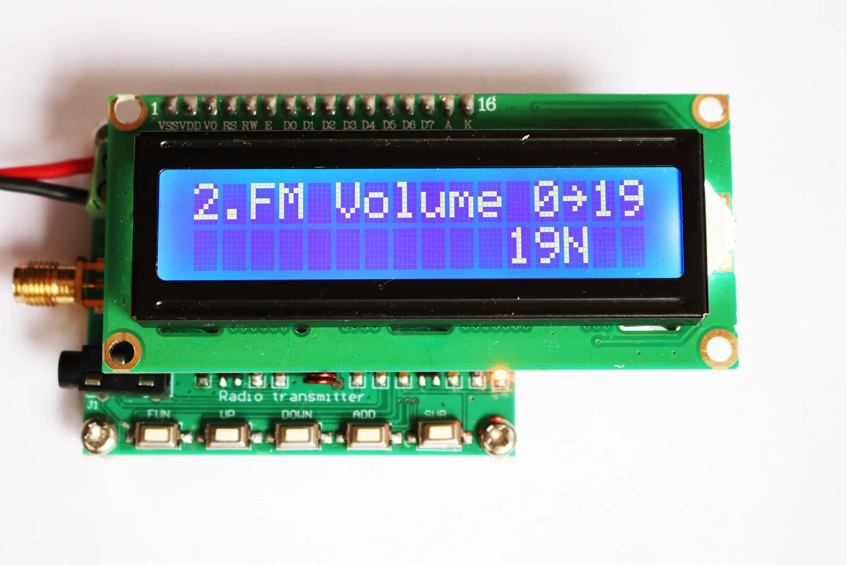 88 ~ 108MHz FM Stereo Sender FM Signal Generator Meter