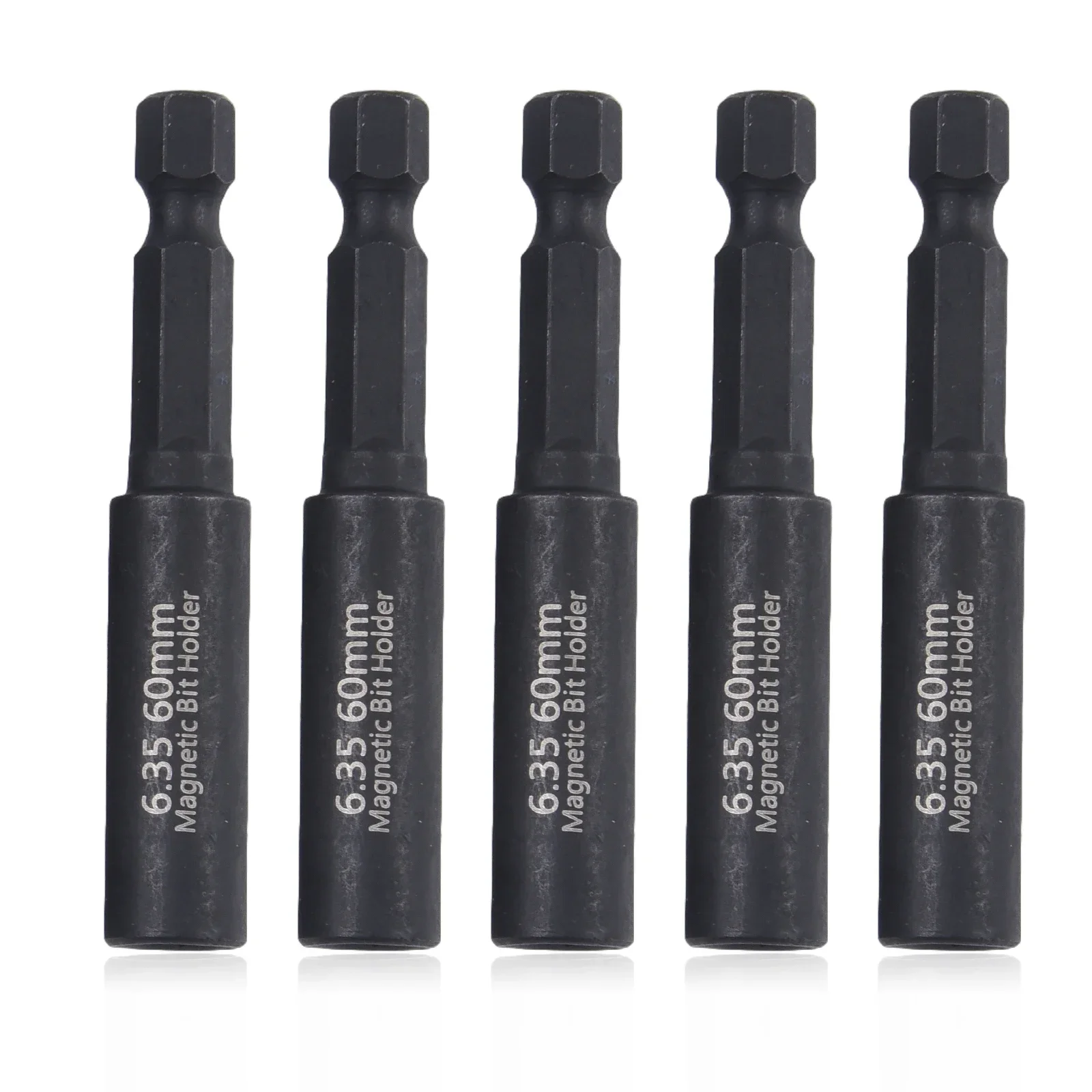 Imagem -02 - Chave de Fenda Magnética Extensão Bit Dicas Titular Polegada Hexágono Haste Conjunto Brocas Adaptador Ferramentas Manuais Acessórios Peças 60 mm