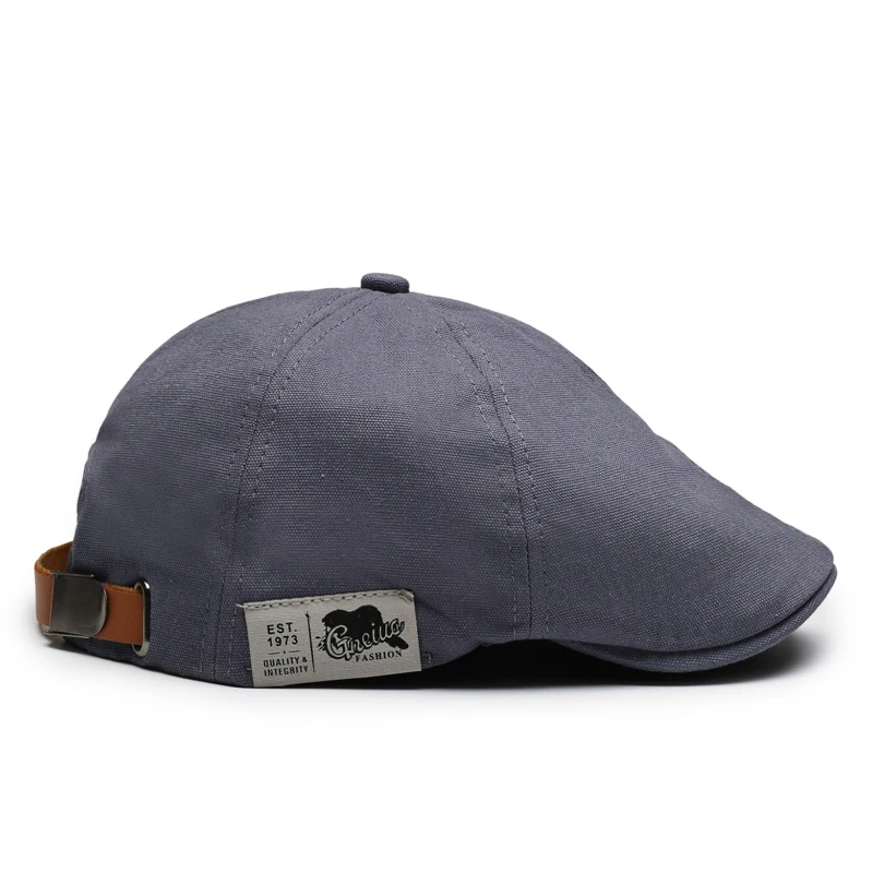 Street Fashion Reversed Peaked Cap Damesbaret Lente/Zomer Unisex Veelzijdige Hip-Hop Forward Cap voor bescherming tegen de zon en schaduw