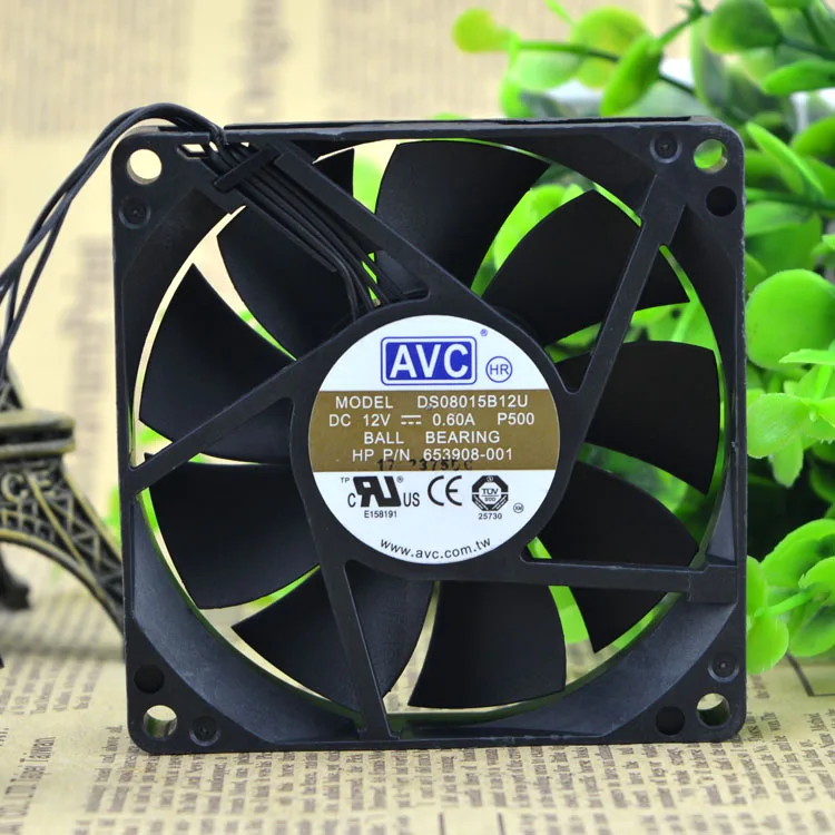 ORIGINAL DS08015B12U 808015 12V 0.60A COOLING FAN PWM