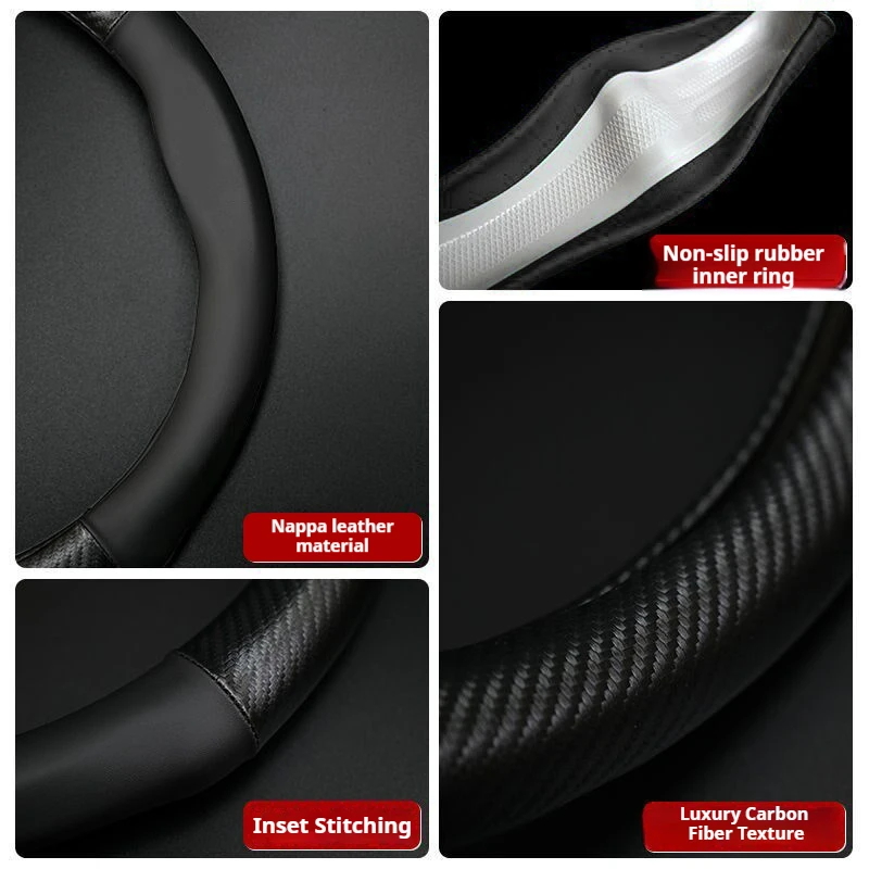 Car Steering Wheel Cover For Peugeot 106 107 108 206 207 208 301 307 308 406 407 408 508 607 2008 3008 4008 5008 GT RCZ Rifter
