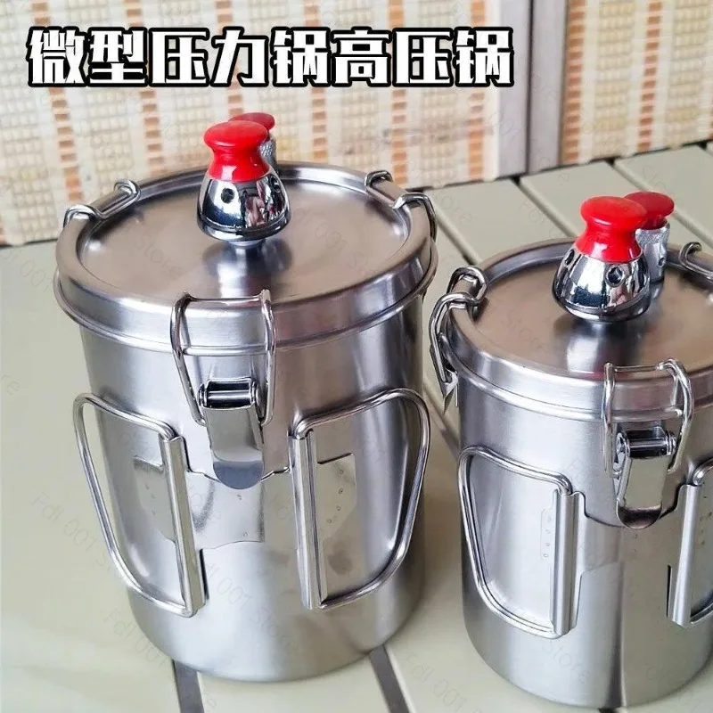 1000ML Lightweight Camping Pressure Cooker, Stainless Steel