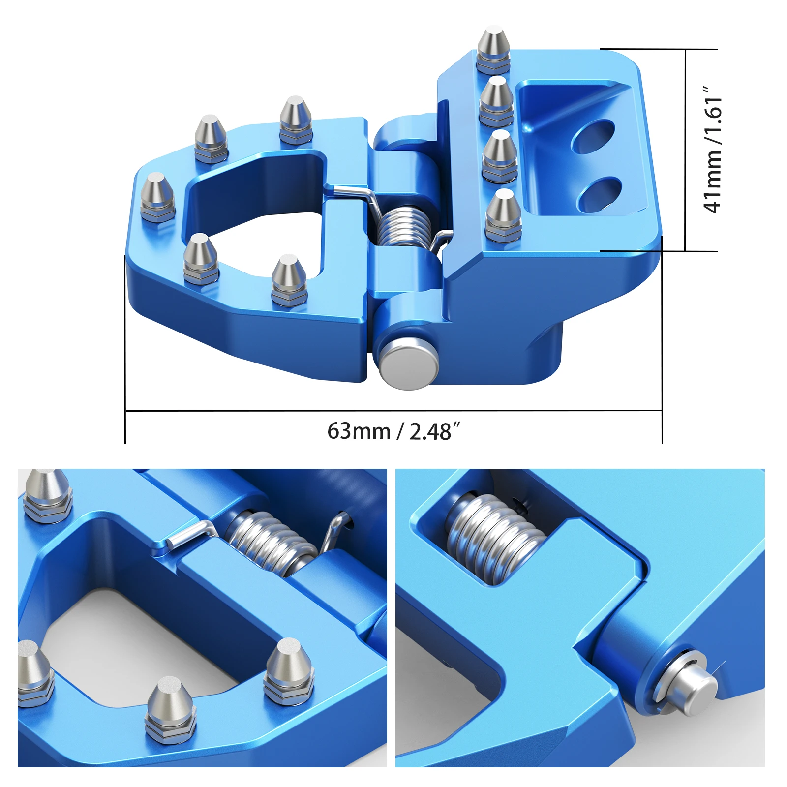 For Husqvarna TE300 TE300i FE350 FE450 FE501 TE TEi FE FC TX FX TC 125 250 300 350 450 501 2017-2024 Folding Brake Pedal Tip