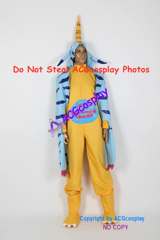

Digimon Adventure Gabumon Косплей Костюм acgcosplay включает чехлы для ботинок