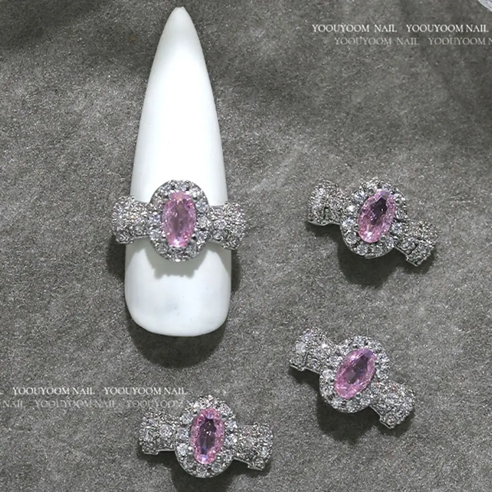 DIY Silver 3D Manicure Jewelry Nail Charms Bowknot Crystal Nail Rhinestones Art Butterfly Nail Art Decoration Decorate 5