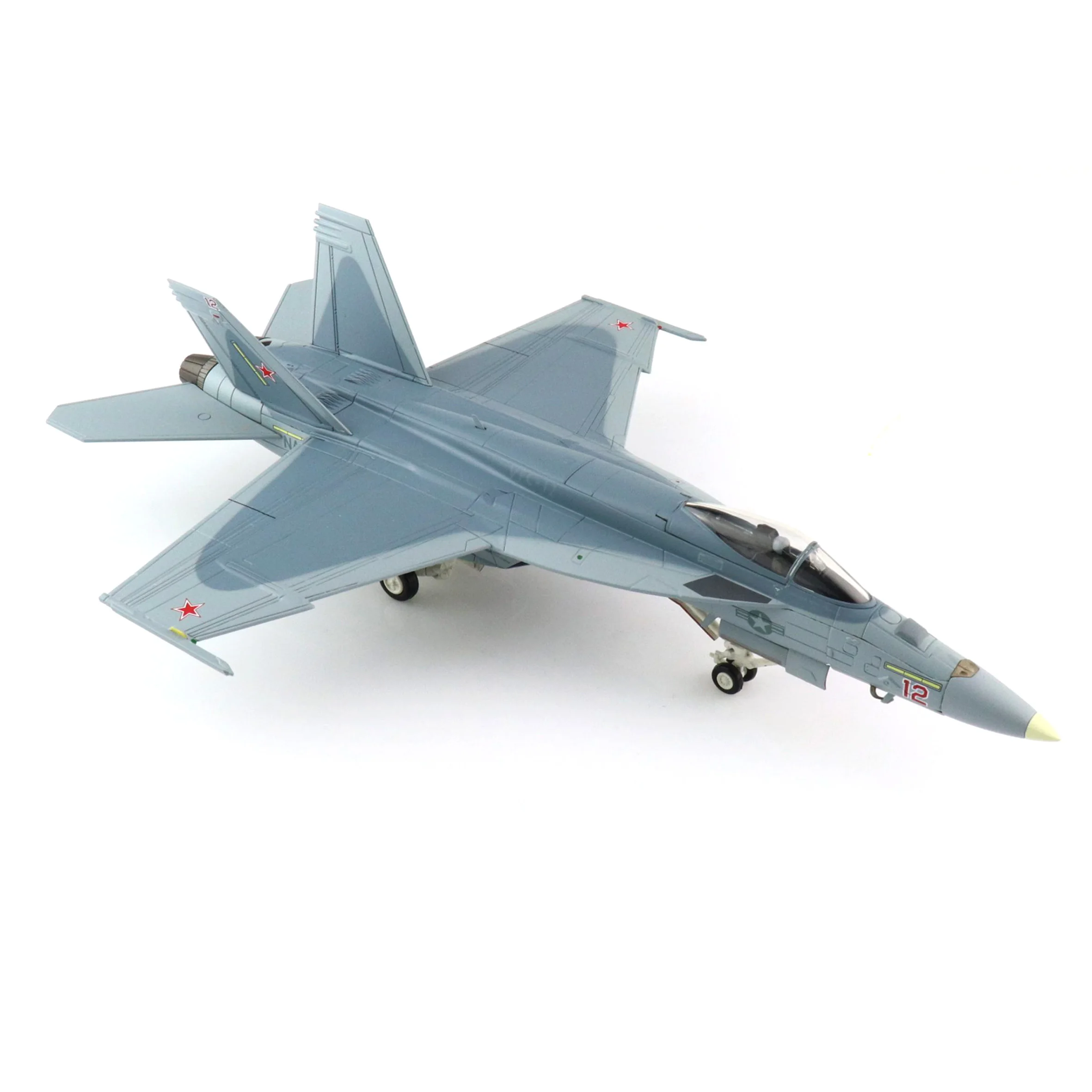 

HA5124 1/72 US F/A-18E fighter model (hypothetical enemy livery) Alloy Collection Model