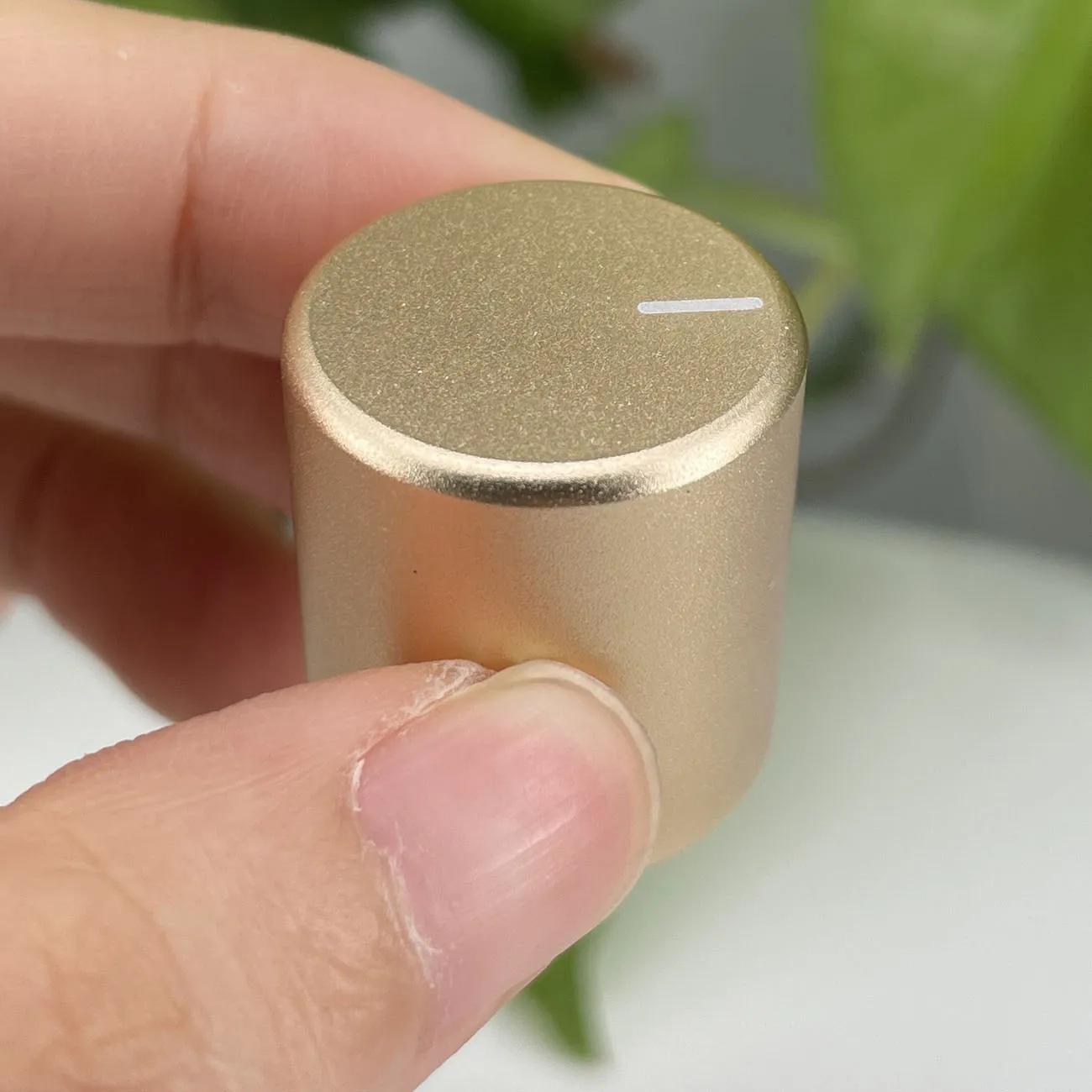 1PC Volume Knob 21mmx22mm 6mm Solid Aluminum Potentiometer Knob Button HIFI Car Audio AMP DAC CD Sound Volume Control Knob