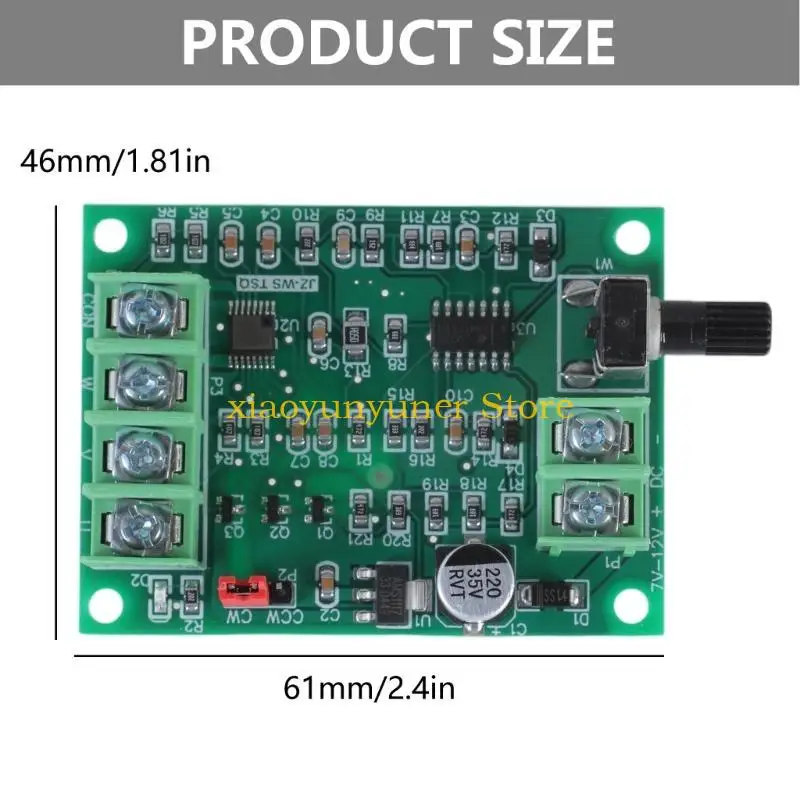 P9JB Performa Tinggi DC7-12V Papan Driver Motor Tersikat Untuk Kontrol Gerak yang Akurat Dalam Robotika PWM Speed Controller