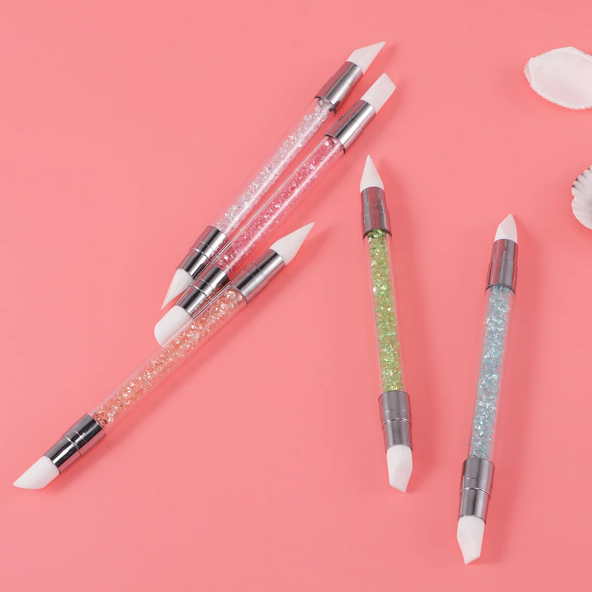 5Pcs Manicure Tool Set Exquisite Rhinestone Pick Up Pen for Nail Art Decoration Professional Nail Point Pen Home Salon