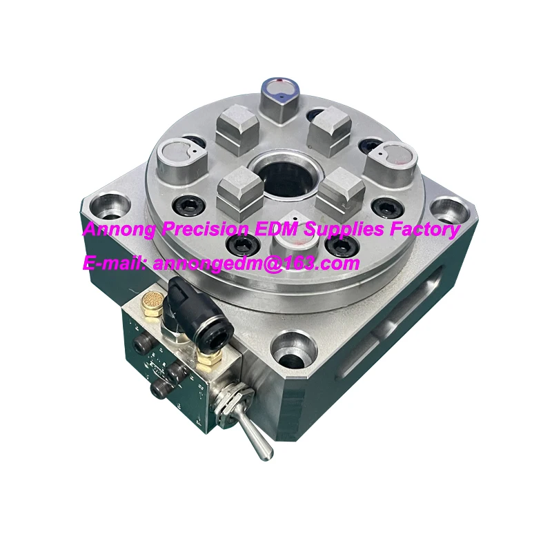 

3R-045100,3R pneumatic chuck with S3HL-06 pneumatic switch for EDM spark machine, machining center, wire cutting, etc