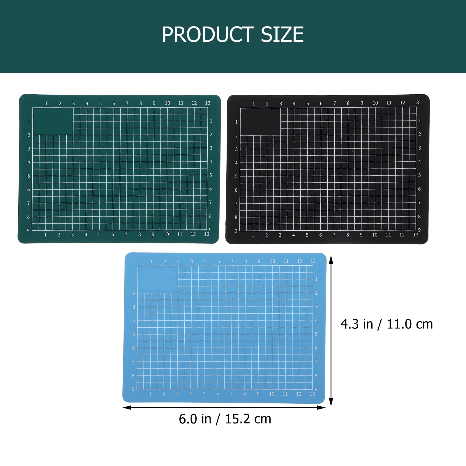 3 قطعة A6 قطع حصيرة دائم عدم الانزلاق وسادة لعناصر الحرف اليدوية الخياطة الحرف صنع حصيرة تحت بركة الحشو عدم الانزلاق قطع الوسادة #5