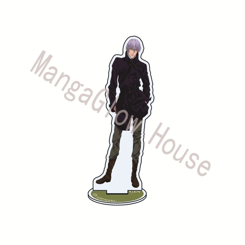 Anime Bleach Acrylic Stand Sousuke Aizen Figure Desktop Decoration Collectible Ornament Character Model Gift Keychain 15cm