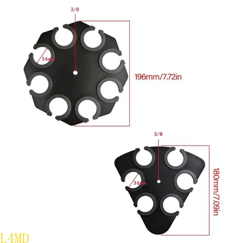 Металлический подставка для нескольких микрофонов, подставка для микрофона с защитой от царапин для сценических выступлений, легкий доступ, дизайн