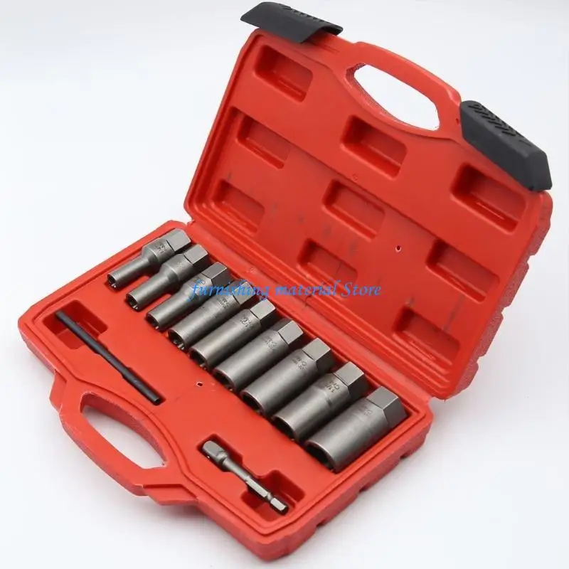 Y5GD Damaged Screw Extractor Drill Bit Set Stripped Screw Extractor For Hexagonal Screws Broken-Bolt Extractor