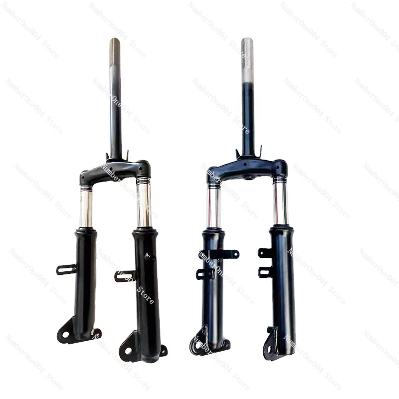 Applicable To Electric Battery Bicycle Simple Front Fork Shock Absorber 14 Inch New Assembly Imitation Hydraulic