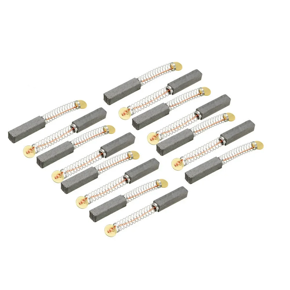 

15pcs Electric Motor 20*5*5mm Carbon Brush Engine Carbon Brush Replacement Parts Angle Grinder Blowers Drill Hammer Miter Saws