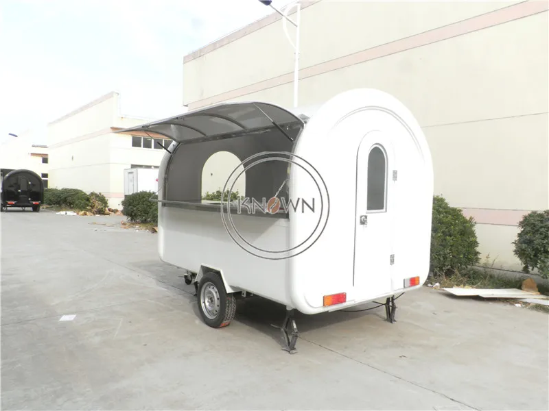 280 см уличный мобильный прицеп для фаст-фуда, тележка для хот-догов, грузовик-фургон на продажу