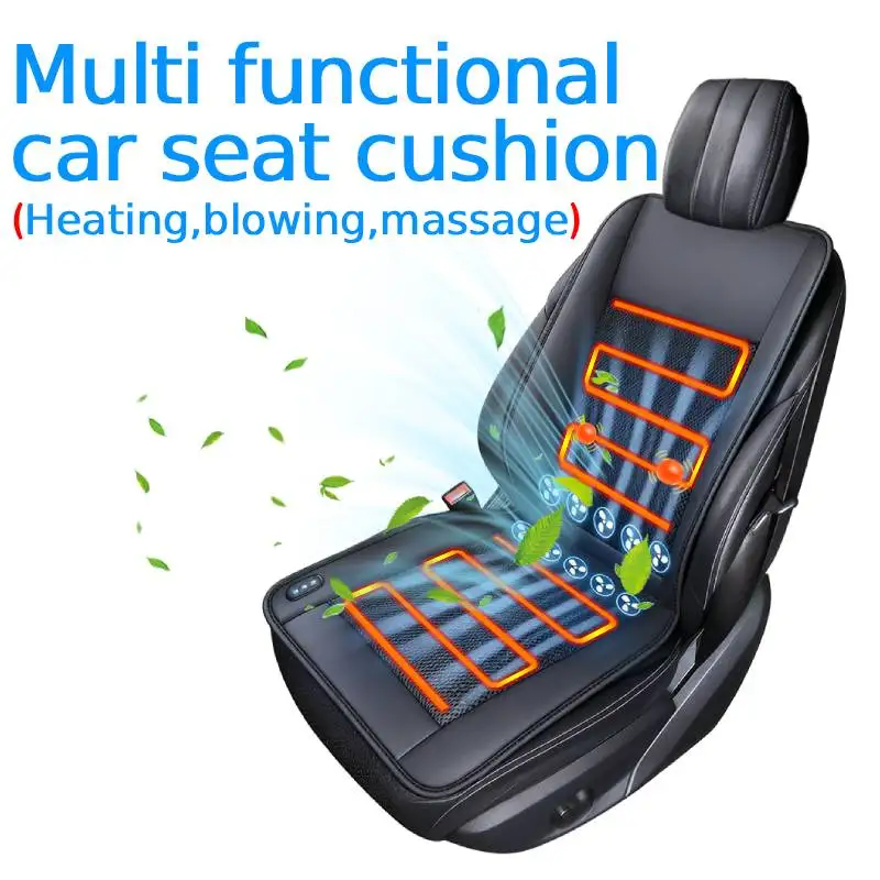

Car Seat Cushion 12V Seasons General Multi Functional Seat Cover Cooling, Heating, Massage Three In One Functional Seat Cushion