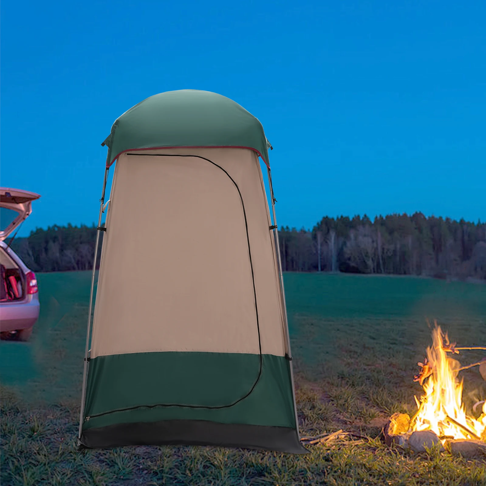 160 سنتيمتر المحمولة في الهواء الطلق الخصوصية دش خيمة مقاوم للماء التخييم الخصوصية المأوى المحمولة المرحاض خيمة ل 1 شخص دش المشي لمسافات طويلة