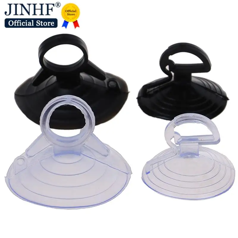 

10 шт., чёрная/прозрачная резиновая присоска, 35/45 мм