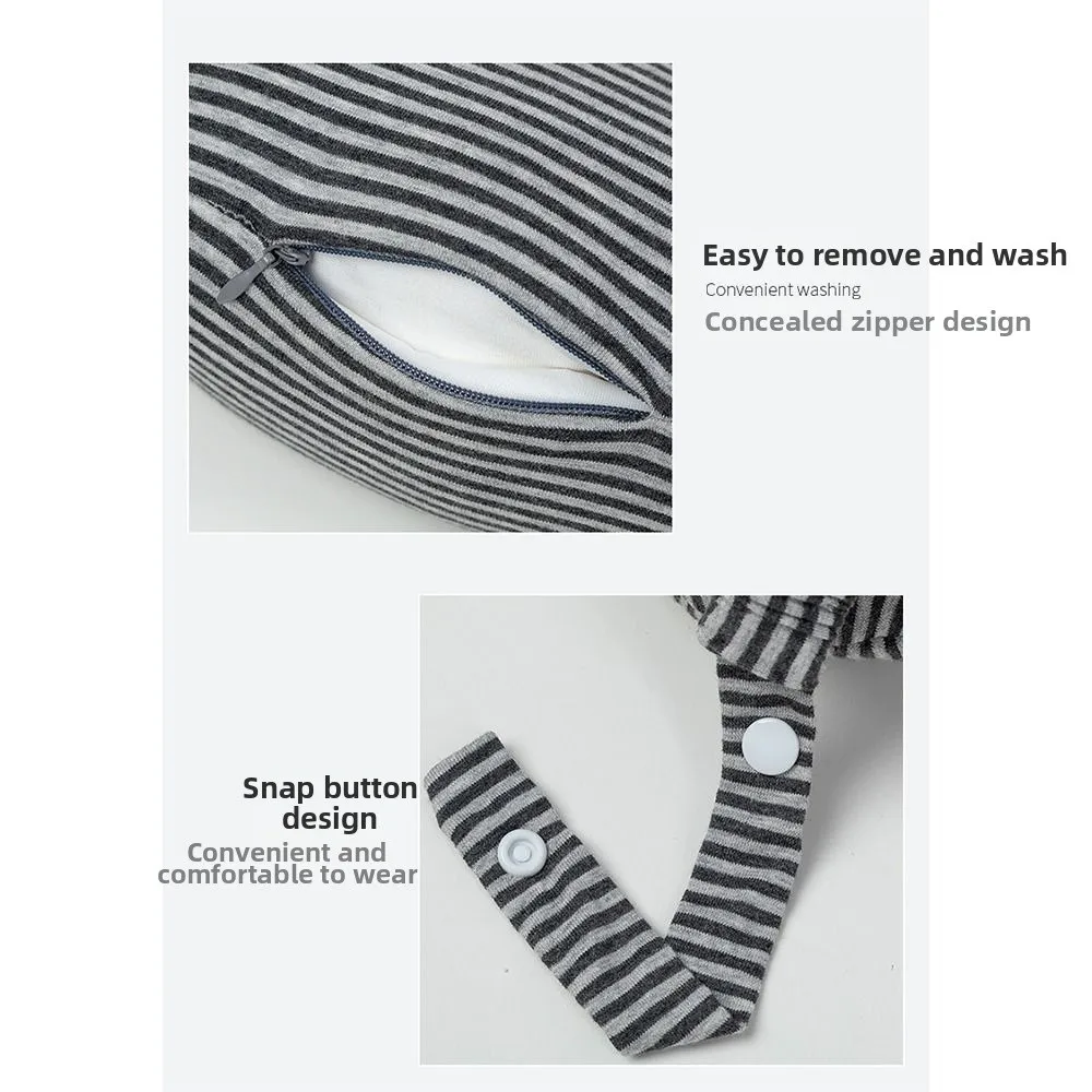New Memory Foam 2 in 1 Neck Pillow Cotton Adjustable Eye Sleep Mask Sleeping Mask for Women and Men