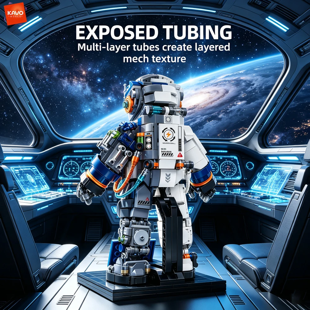 KAVOWORLD 896PCS Space Astrona - Home Security Robot Dog recensie en prijs