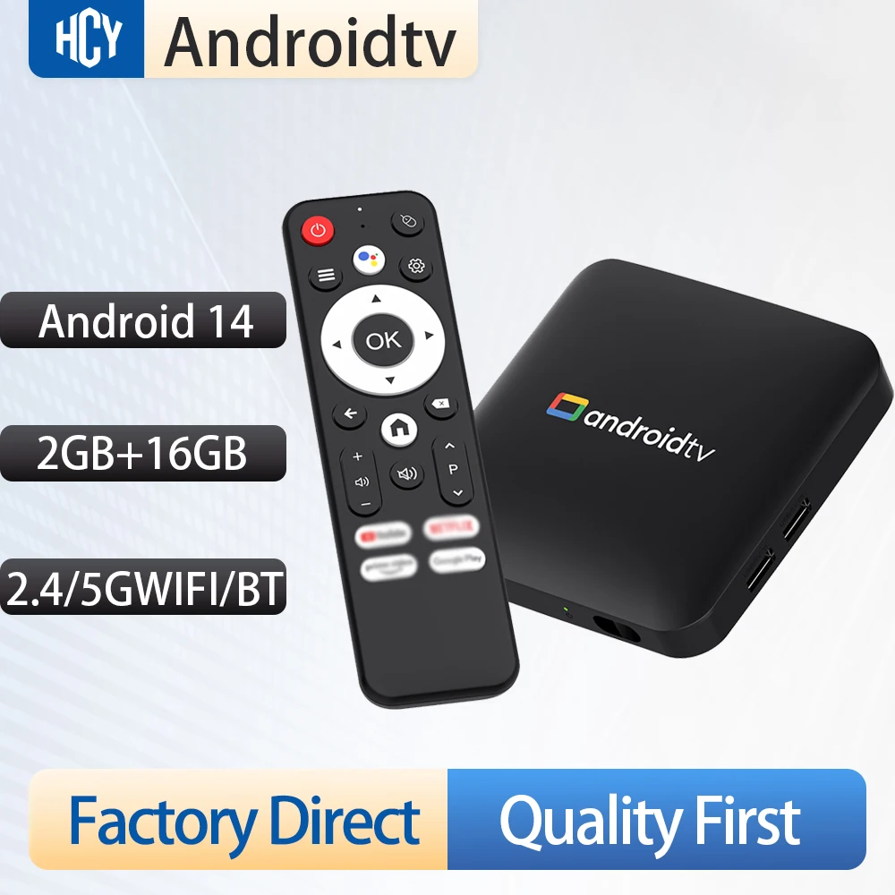 

НОВЫЙ Android TV S905L3 с Wi-Fi 2.4G/5G, 2 ГБ ОЗУ, 16 ГБ ПЗУ, голосовой пульт ДУ, ATV